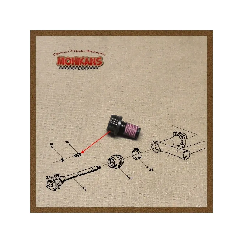 Tornillo apriete cardan-eje BMW R2v