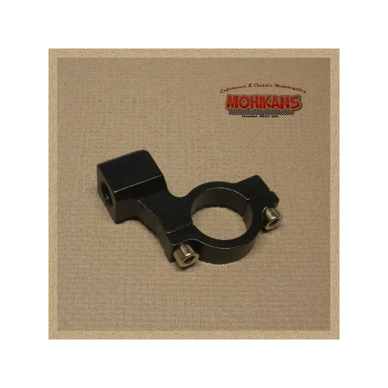 Abrazadera-adaptador negro 22mm