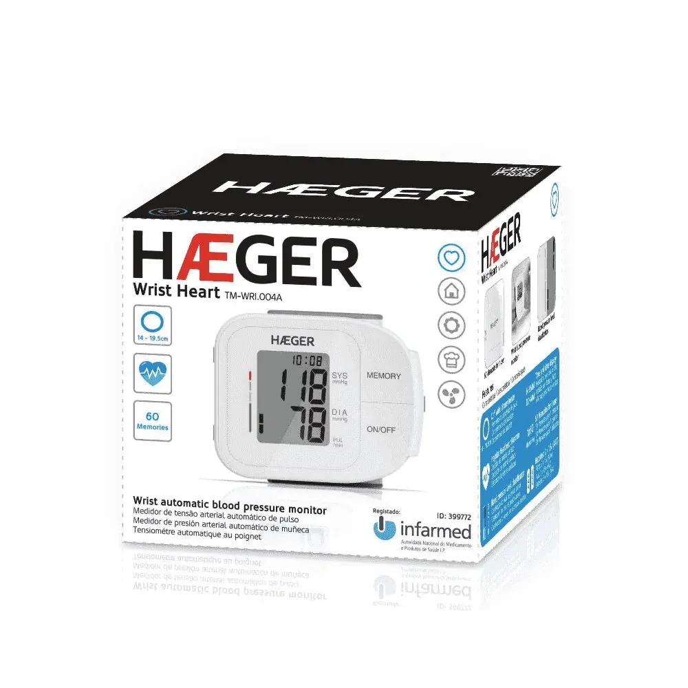 Tensiómetro HAEGER WRIST HEART - De muñeca - Imagen 2
